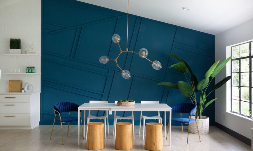 Refined Minimal Dining Rooms with a Vivacious Splash of Color