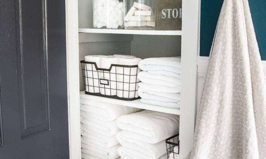 38 Bathroom Closet Ideas for a Clean and Clutter Free Space