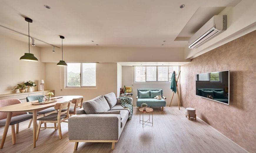 Contemporary Refurbishment of Small Apartment in Taipei: Refined Elegance