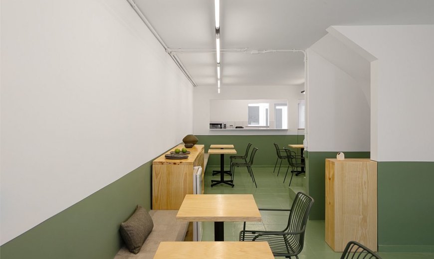 For Those Who Love All Things Green: Minimal Modern Restaurant in Sao Paulo