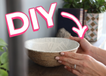 Decoist DIY: Book Page Rope Bowl