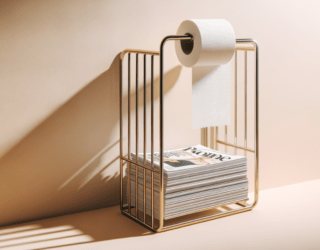 Small Bathroom Toilet Paper Holder Solutions